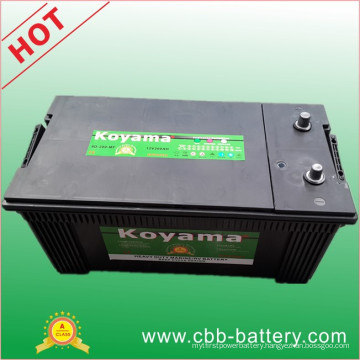 High Quality 200ah 12V Koyama Car Battery Sealed Mf Auto Battery